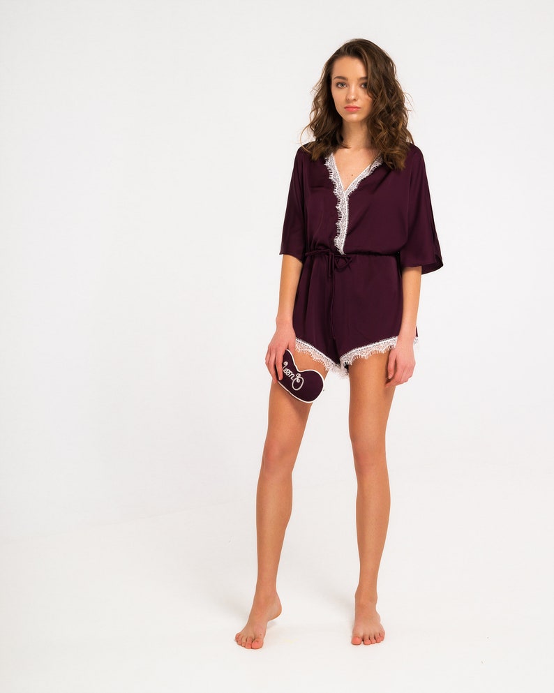 lace romper sleepwear