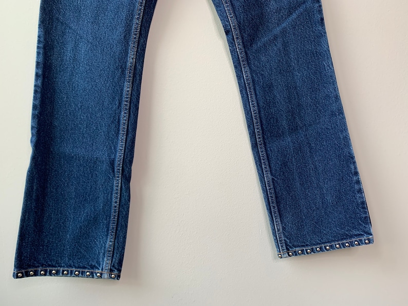 90s Studded Dark Wash Gap Jeans Bootcut Size 6R