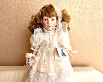 Vintage Porcelain Doll by Marian Yu Designs 1989