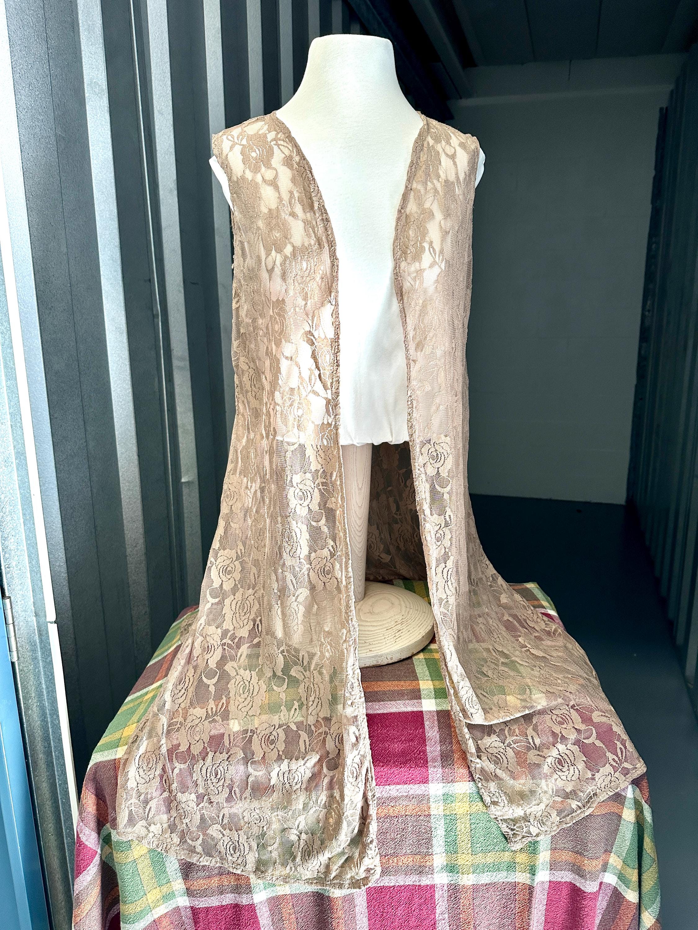 トップス 1930s Rose Spray Lace Vest Vintage Vest Lace Roses - Etsy