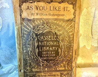 Vintage Shakespeare Play Book Antique