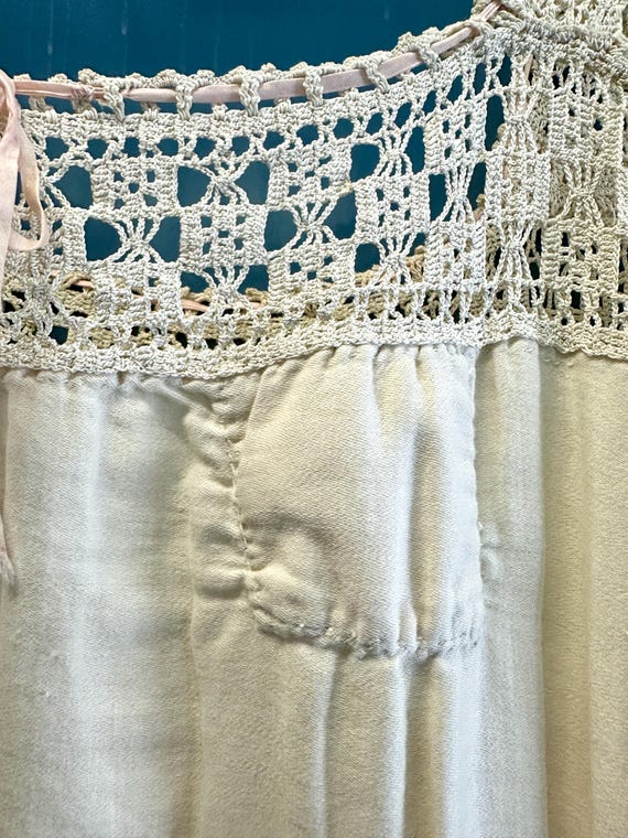 Vintage Nightgown Slip Lace Display View 3