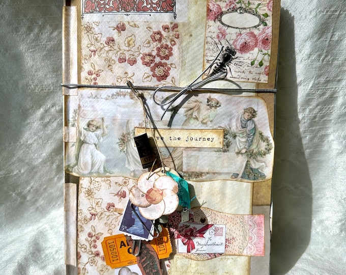 Journal Shell Case Handmade Junk Journal Minimalistic Shell - Etsy