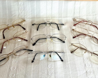Seaport Clematis 51 Full Rim 51-17 Used Eyeglasses Glasses  display picture 3