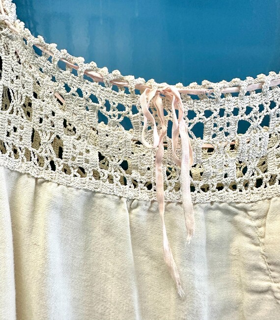 Vintage Nightgown Slip Lace Display View 4