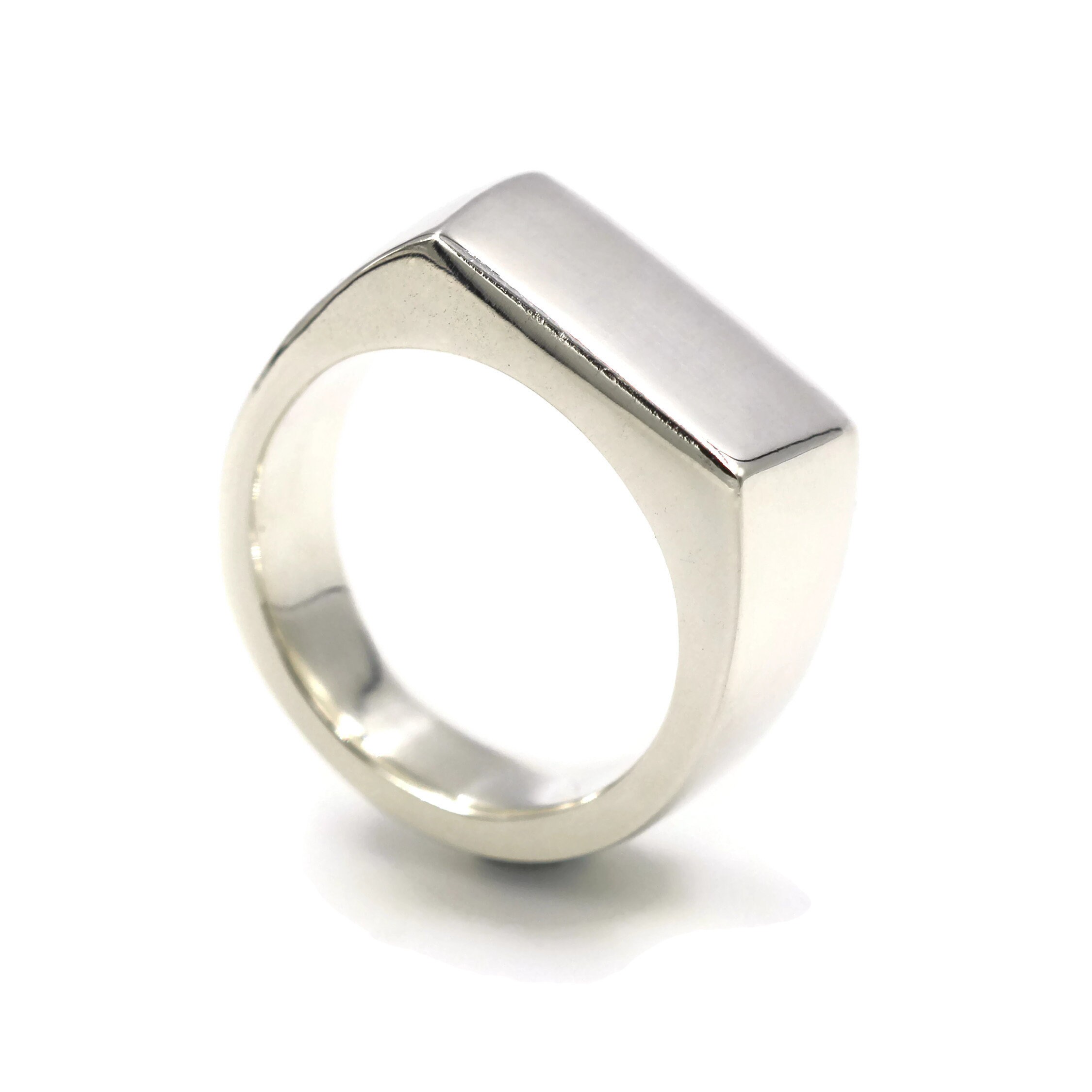 Mens Sterling Silver Rings Statement Ring for Men or Etsy