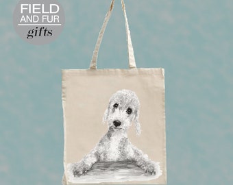 Bedlington terrier Tote Shopping Bag