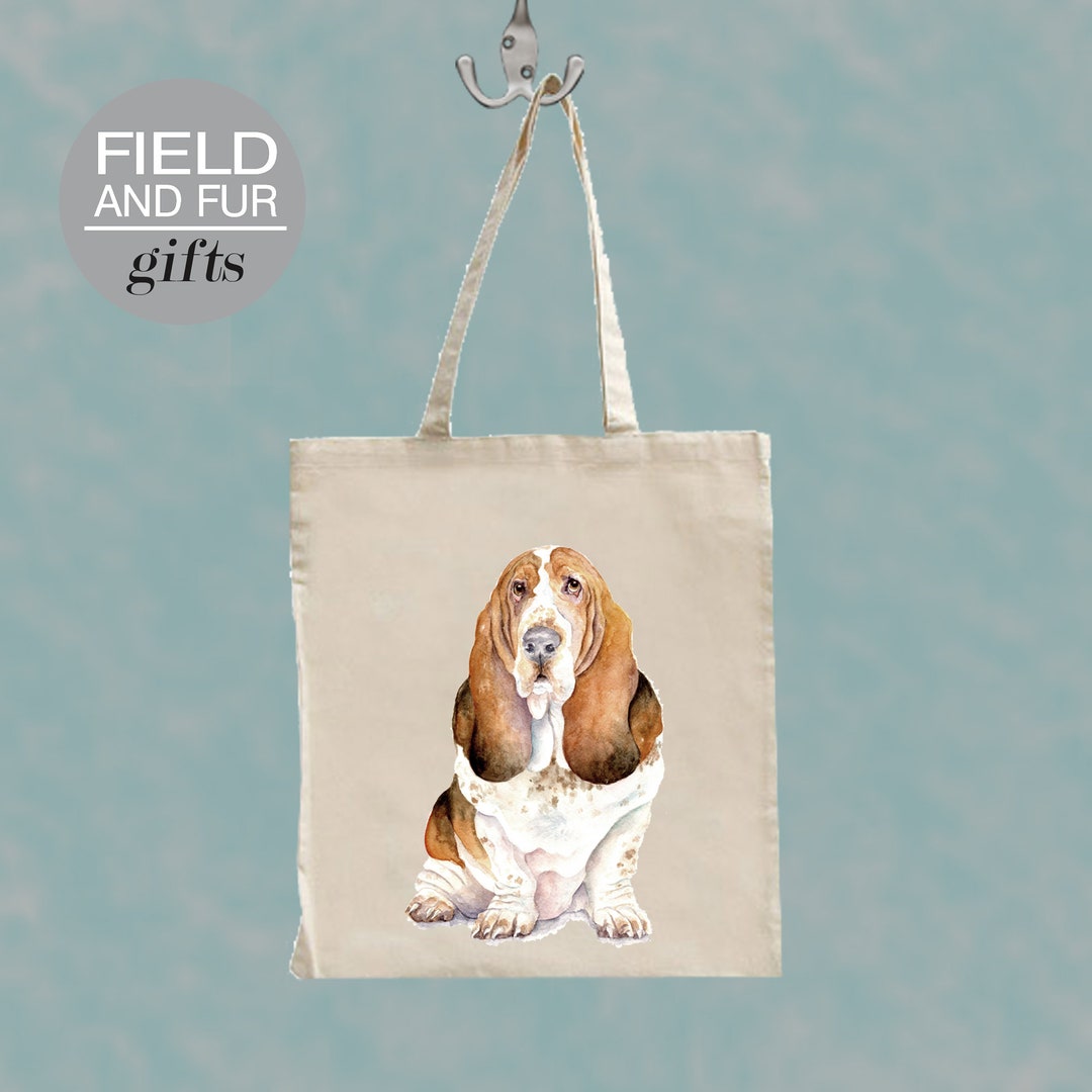 Bassett Hound Tote Shopping Bag Etsy Australia