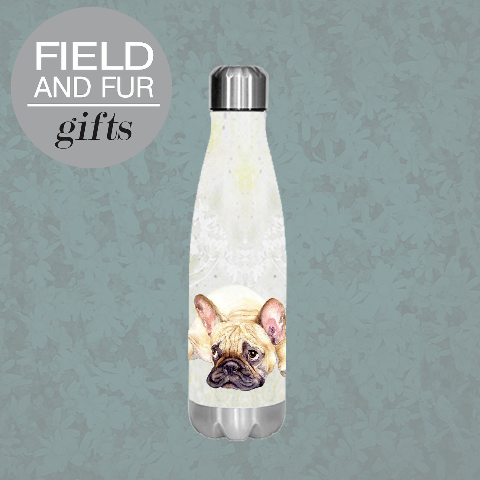 French Bulldog Insulated Water Bottle Keeps Your Drink Hot Etsy UK