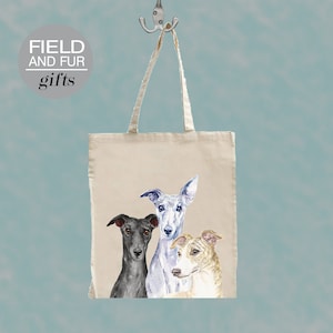Whippets / Greyhounds Tote Shopping Bag
