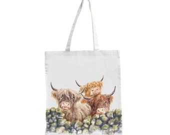 Highland cows,  Tote Shopping Bag