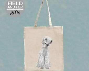 Bedlington terrier Tote Shopping Bag