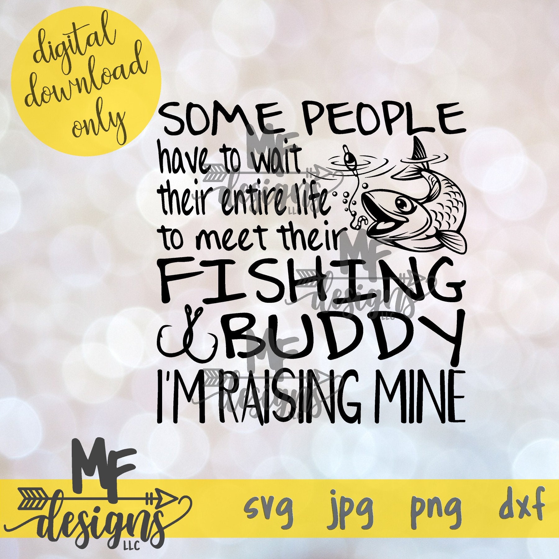 Download Fishing Buddy Svg File Digital Download For Fishing Buddy Etsy
