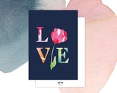 Grußkarte Postkarte „LOVE“