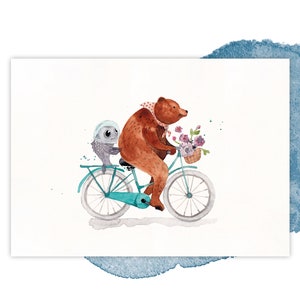 Postkarte „best friends” bf · Freunde