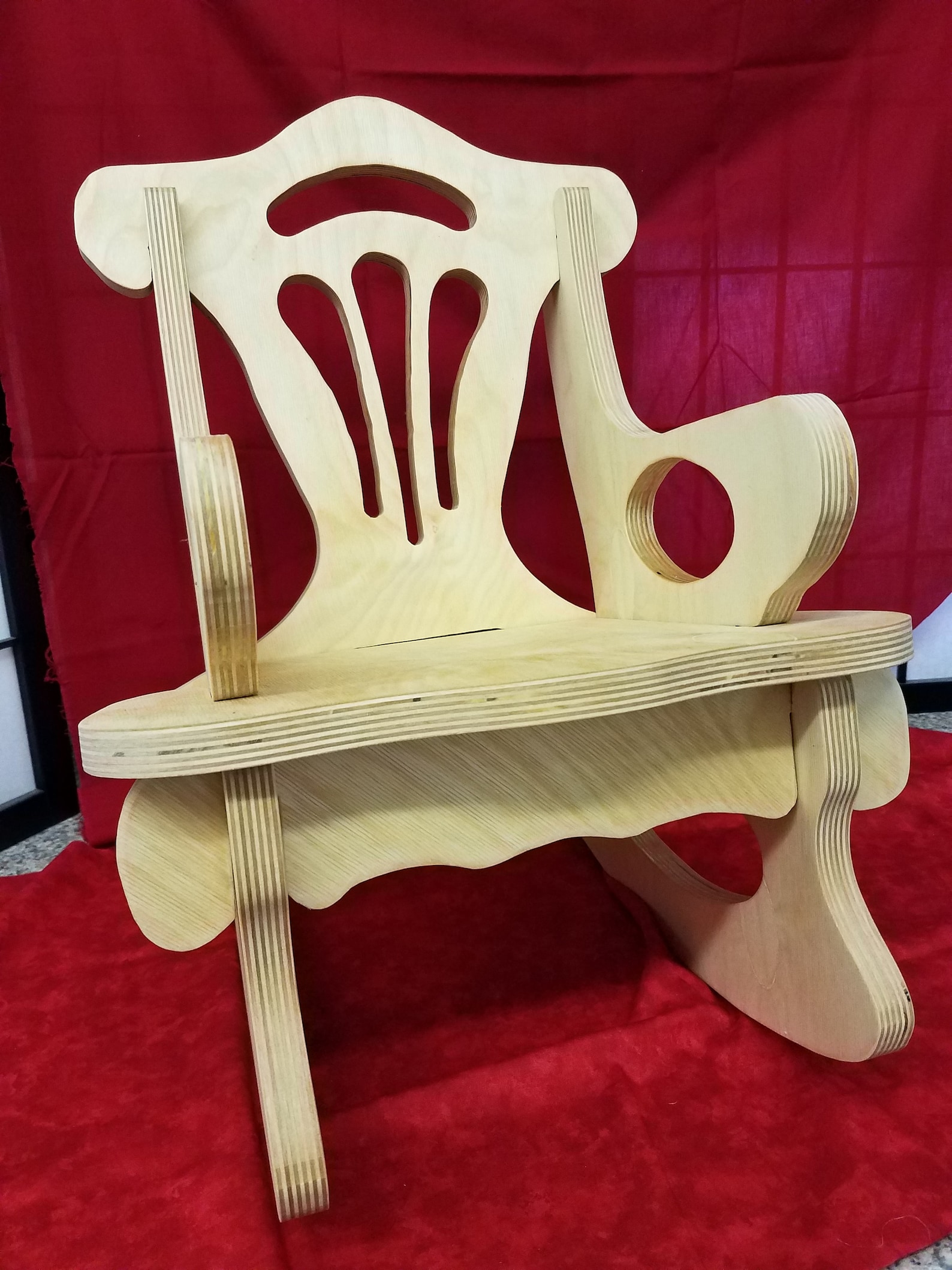 Wood Rocking Chair for Small Child - Handcrafted - Etsy