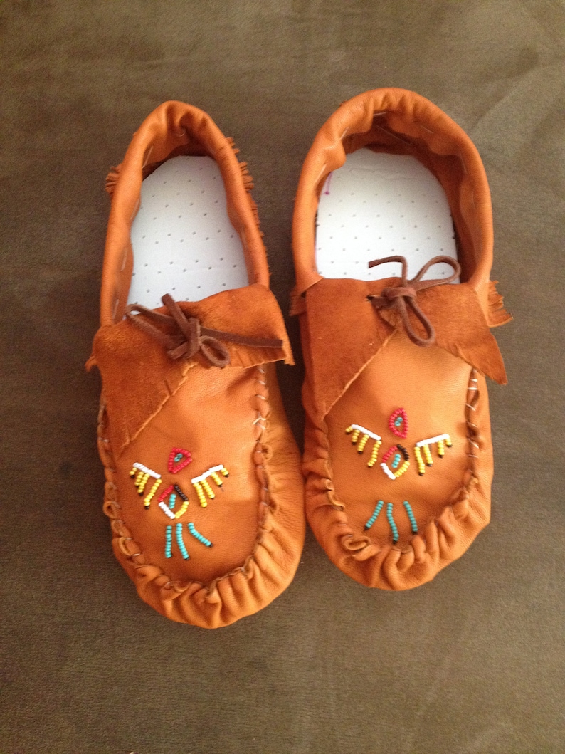 Handmade scout style Moccasins