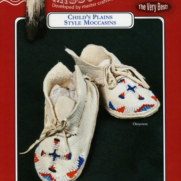 Child's Plains Style Moccasin Pattern Pack for Download