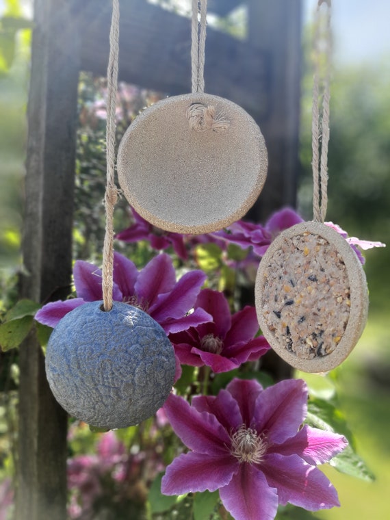 Bird Fat Feeder Pots