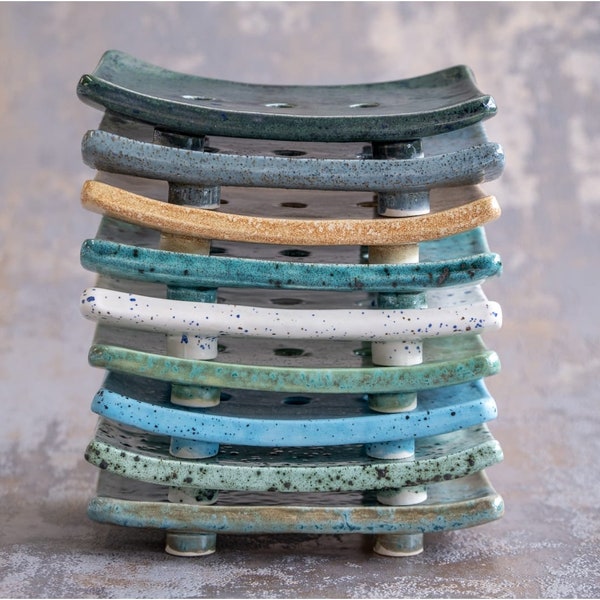 Ceramic Soap Dish - Etsy UK