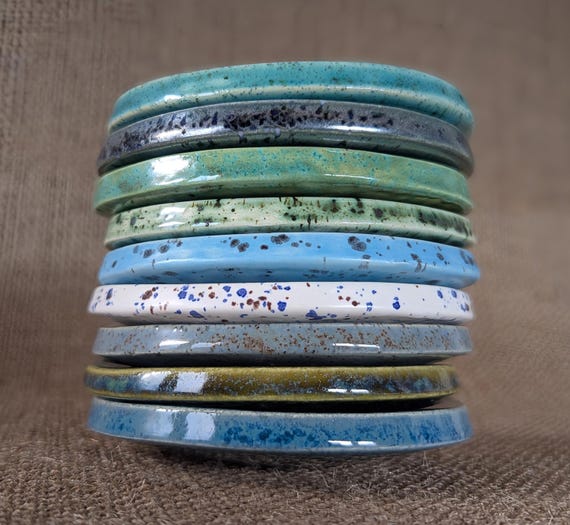 Circular Soap Dish - Coastal Colours