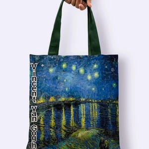 Van Gogh &#39;Langlois Bridge bei Arles&#39; Tragetasche - Geschenk für Kunstliebhaber