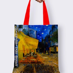 Van Gogh Café Terrasse Einkaufstasche: Kunstliebhaber Umhängetasche