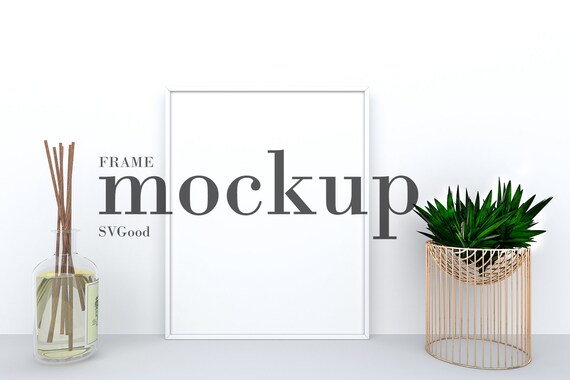 8x10 Frame Mockup White Styled Frame Mockup 8x10 Mockup Etsy