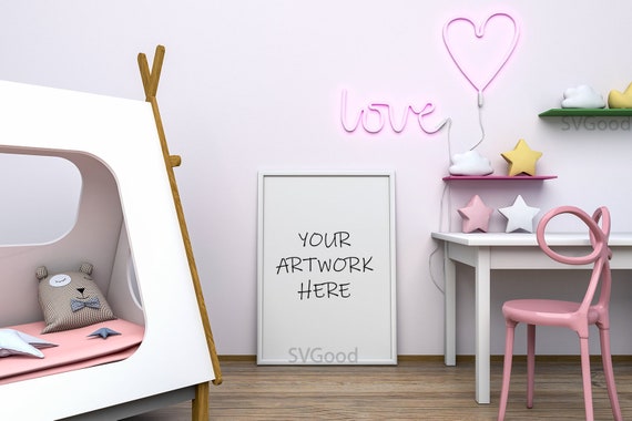 Download Kids Room Mockup Frame Mockup Childrens Room Frame Mockup Etsy