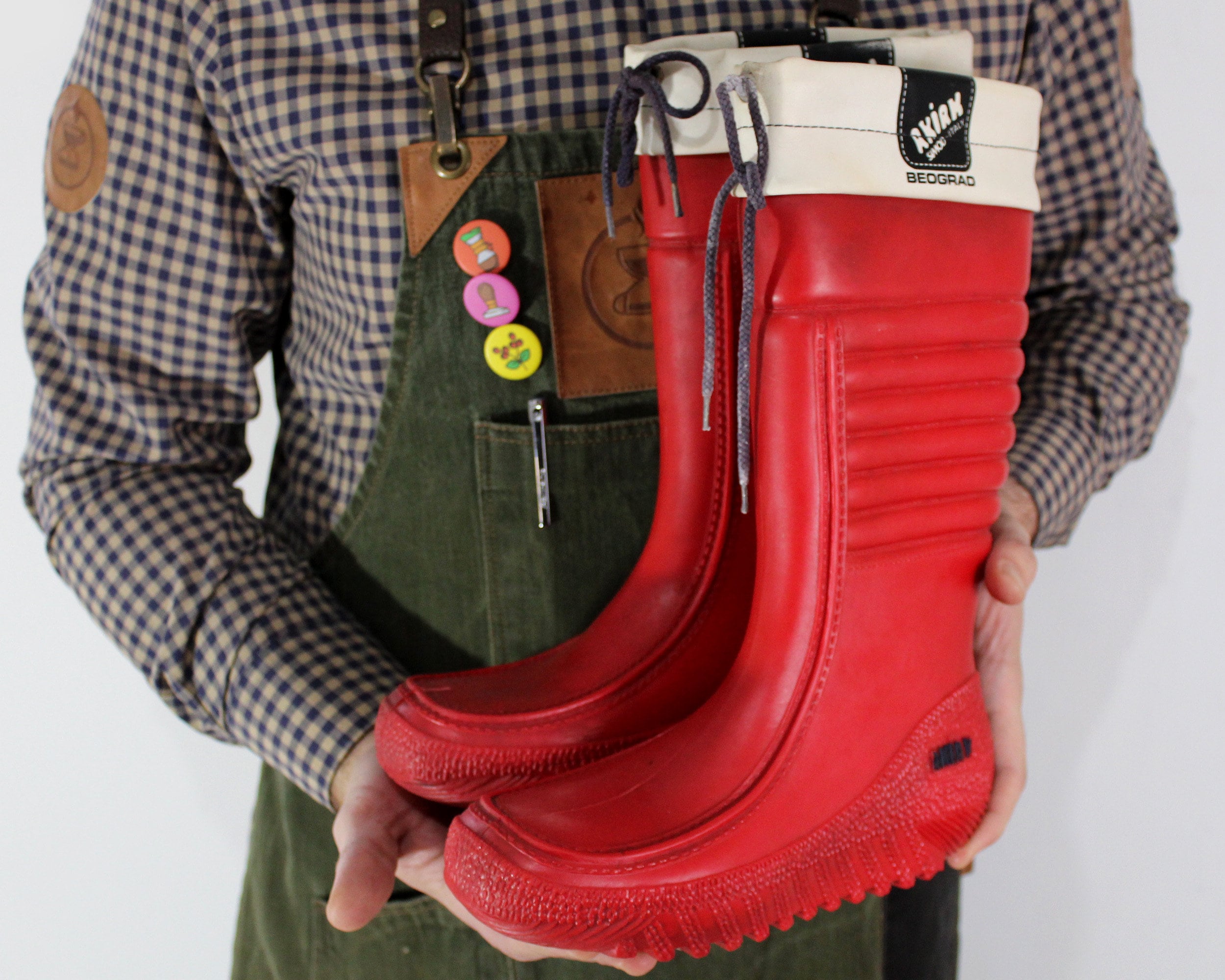 Leder Gummistiefel Damen Durchsichtig FUZZIO Children's