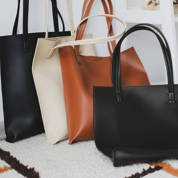 Sac cabas pour femme,Sac cabas en cuir écologique,Sac cabas en cuir écologique,Grand sac cabas pour femme,Sac femme,Sac en similicuir pour femme,Cadeau pour la fête des mères