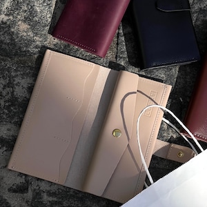 Leather Wallet for Womens, Personalised Handmade Wallet, Slim Wallet for Womens, Green Leather Wallet Women, Ladies Slim Long Wallet