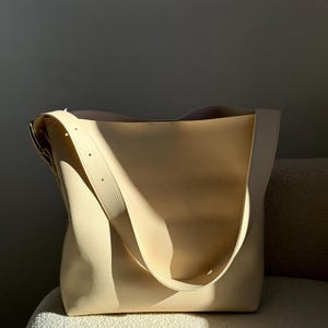 Shoulder Bag, Eco Leather Hobo Bags for Women, Vegan Leather Shoulder Bag, Women Shopper Bag, Leather Hobo Bag, Women's Gift Shoulder Bag image 12