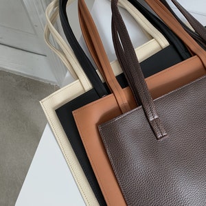 Sac cabas femme,Sac cabas en cuir écologique,Sac cabas en cuir écologique,Grand sac cabas femme,Sac femme,Sac en cuir écologique pour femme,Cadeau de fête des mères