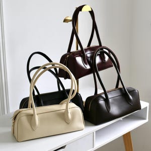 Vegan Baguette Bag – Small Shoulder Purse Women