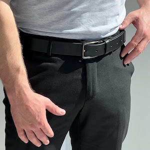 Full Grain Leather Belt for Men, Brown Leather Belt as a Gift for Him, Handmade Unique Belt as a Gift for Boyfriend, Father&#39;s Day Gift