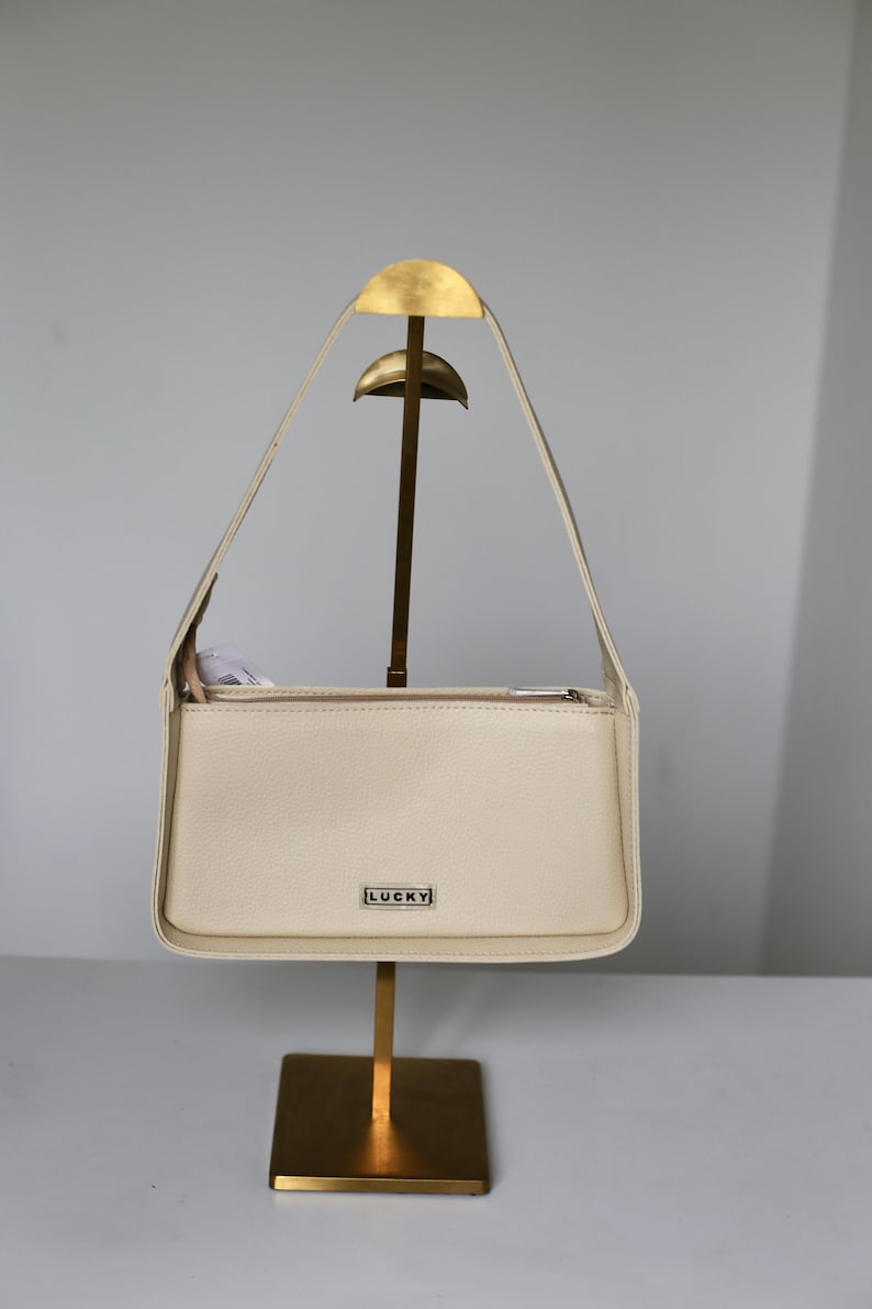 Eco Leather Shoulder Bag, Small Bag For Women,Women's Bag, Women's Gift, Shoulder Bag, Eco Leather Bag, Shoulder Bag Women, Women's Day Gift Beige Eco Leather
