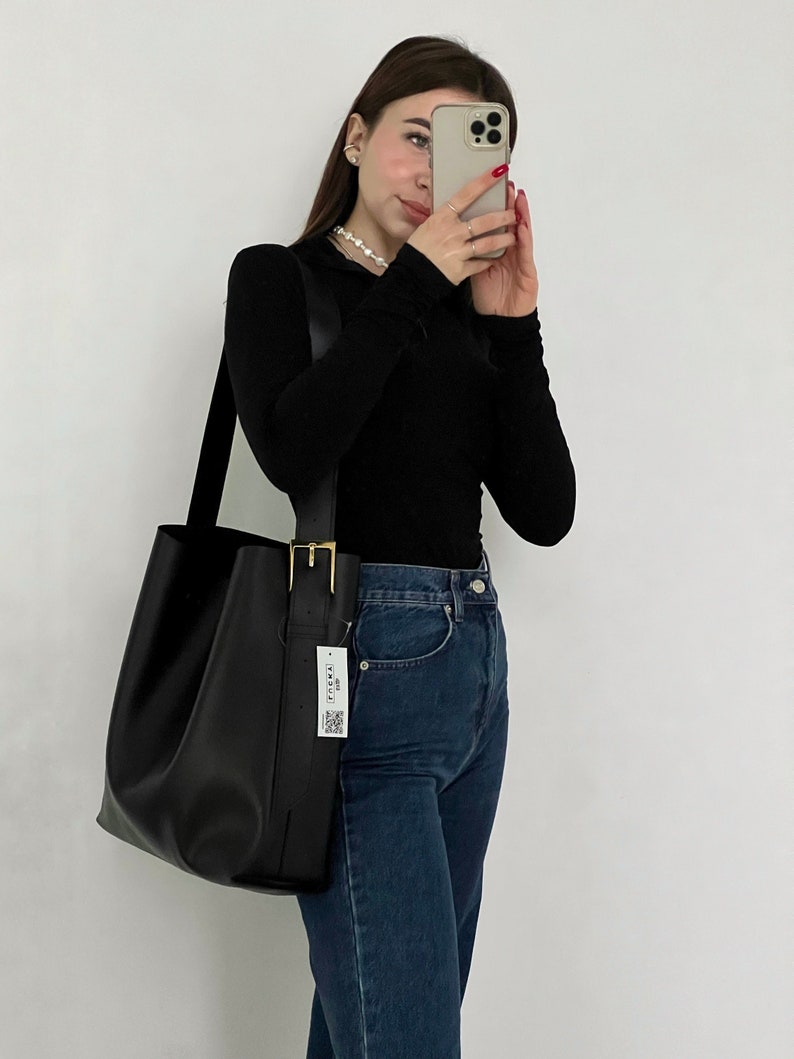 Handmade Leather Shopper bag, women's tote bag,Shopper Bag,Large Bag,Big Mom's Bag