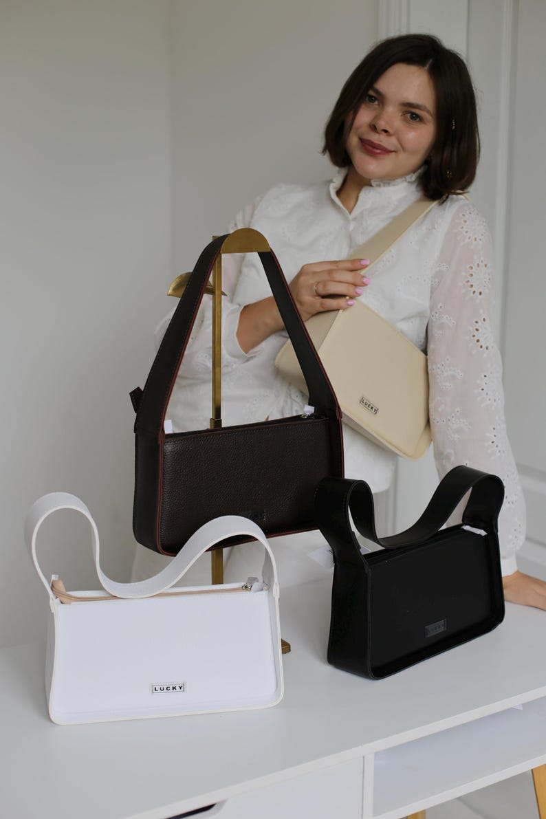 Eco Leather Shoulder Bag, Small Bag For Women,Women's Bag, Women's Gift, Shoulder Bag, Eco Leather Bag, Shoulder Bag Women, Women's Day Gift image 1
