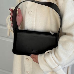 Eco Leather Shoulder Bag, Small Bag For Women,Women's Bag, Women's Gift, Shoulder Bag, Eco Leather Bag, Shoulder Bag Women, Women's Day Gift image 3