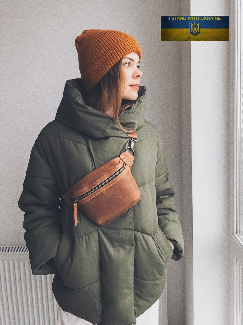 Hip Bag Leather,Leather Hip Bag Women, Women's Leather Bag