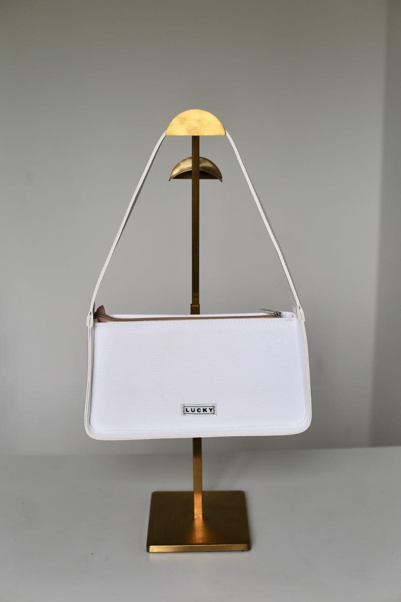 Eco Leather Shoulder Bag, Small Bag For Women,Women's Bag, Women's Gift, Shoulder Bag, Eco Leather Bag, Shoulder Bag Women, Women's Day Gift White Eco Leather