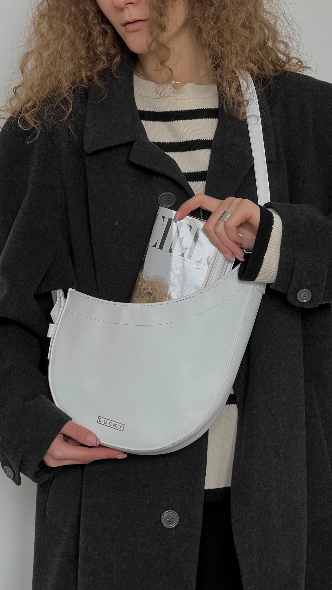 Falabella Eco Leather Crossbody Bag - Light Blue