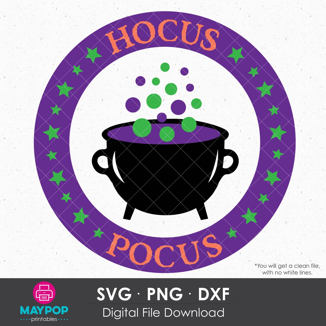 Halloween SVG Cut File Hocus Pocus Svg Png Dxf - Etsy