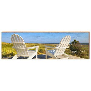 Cape Cod, Massachusetts Wooden Sign | Wall Art Print on Real Wood
