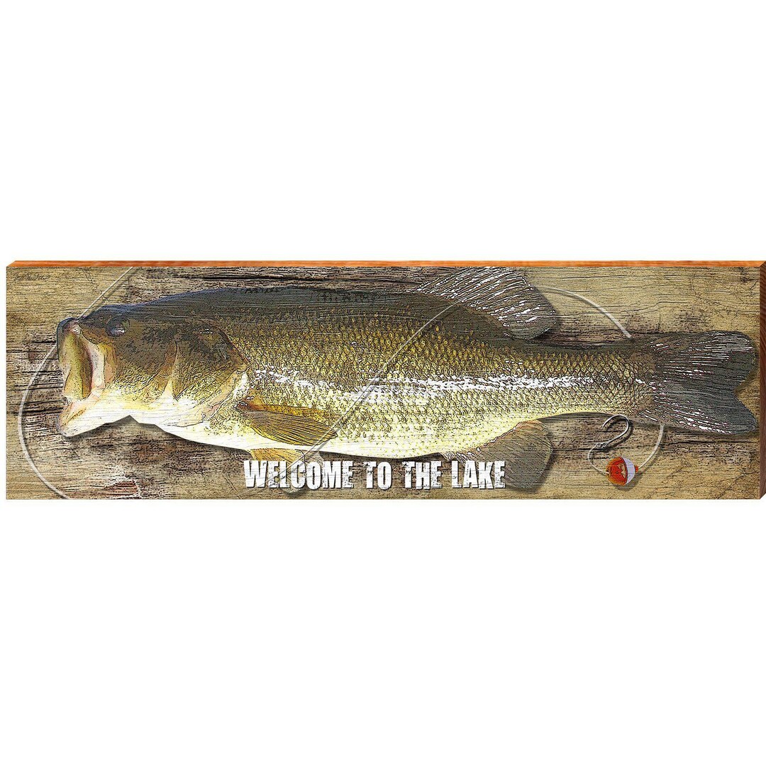 Framed - Welcome To The Lake By Beth Albert - Green main image 0