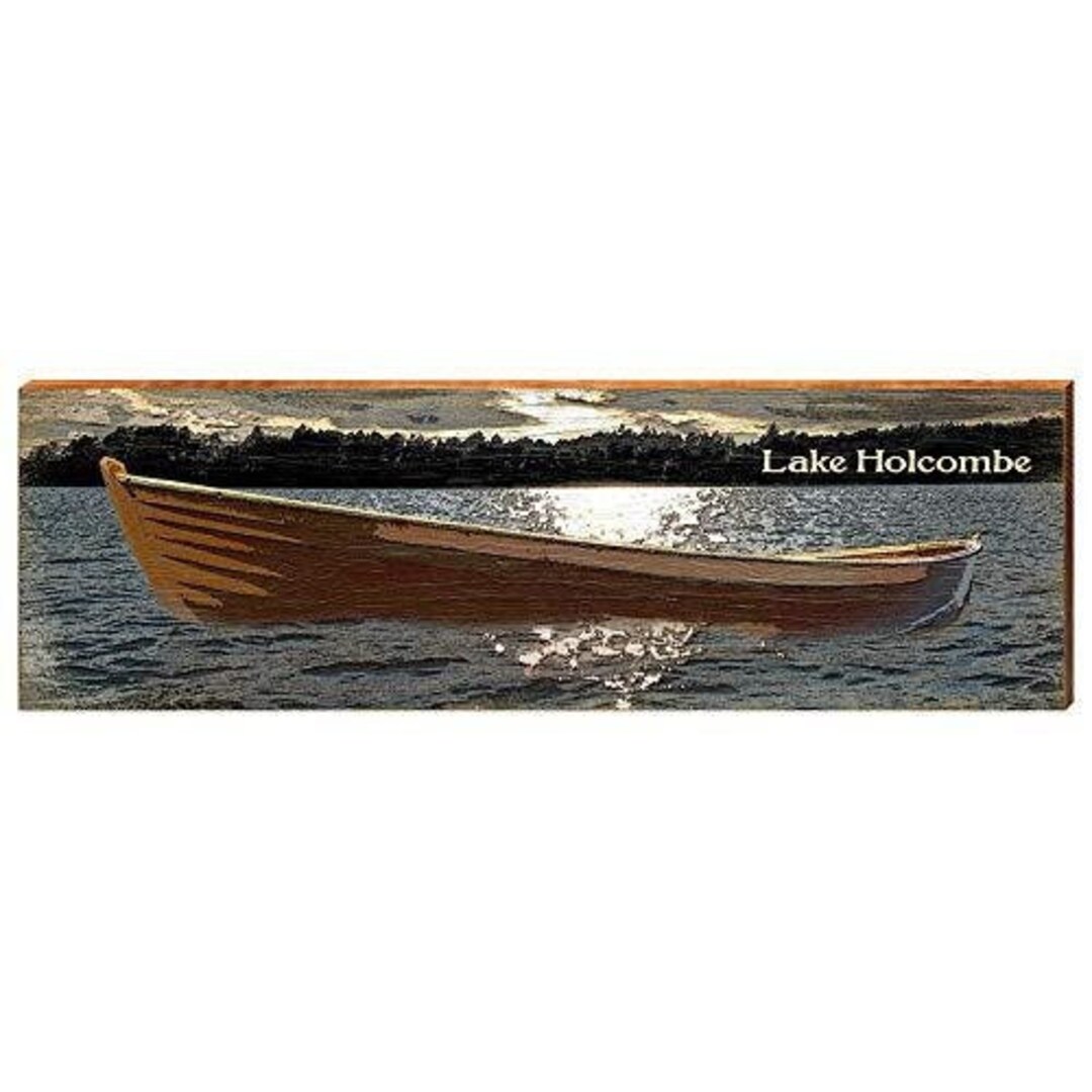 Lake Canoe and Sunset SIL4 Size A rectangular Medium 9.5 X 30