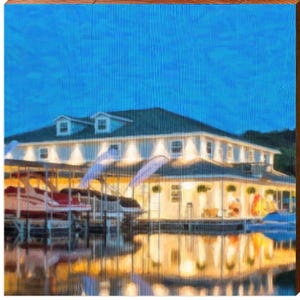 Marina | Wall Art Print on Real Wood