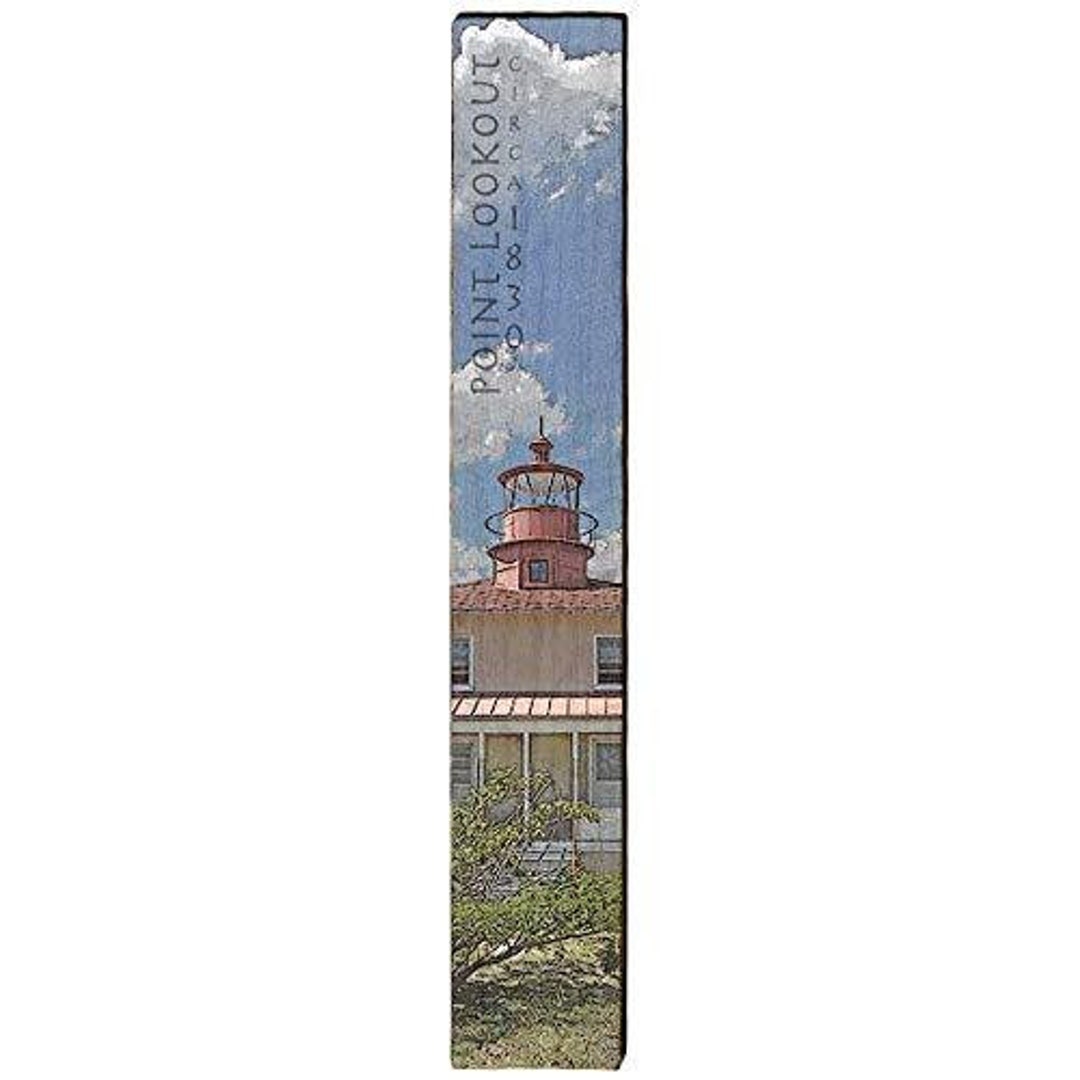 Point Lookout Lighthouse Home Decor Art Print on Real Wood Etsy