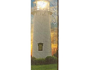 Chatham, Massachusetts Lighthouse Wooden Sign | Wall Art Print on Real Wood Title: 9.5" x 30"